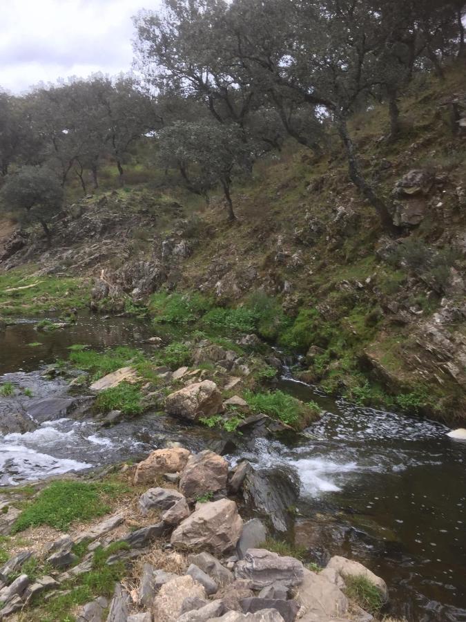 Casa Rural Quejigo Con Piscina Santa Olalla del Cala Εξωτερικό φωτογραφία